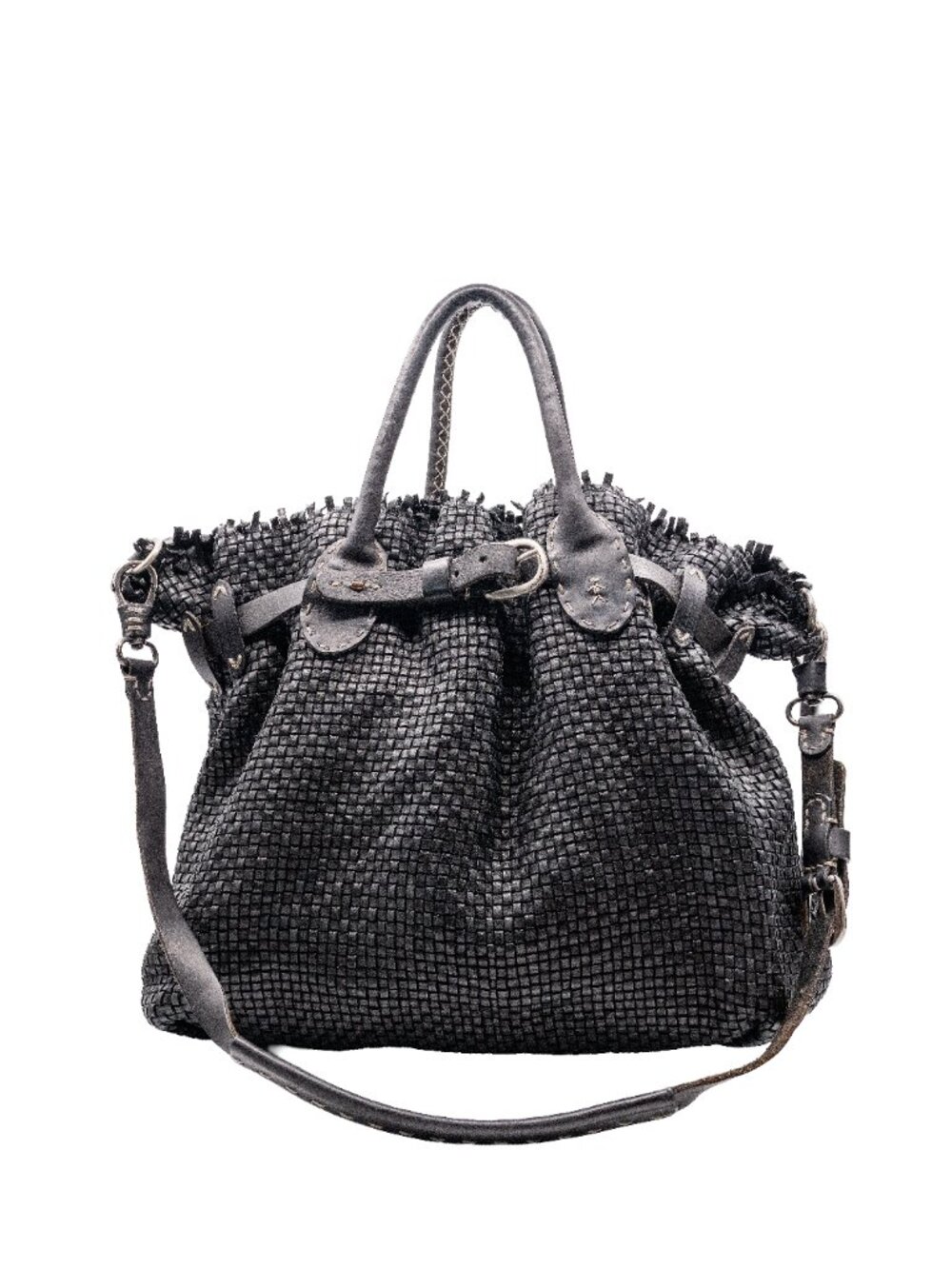 Henry Beguelin Premium Black Leather Designer Purse | Handmade in Milan